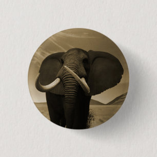 Badge Rond 2,50 Cm Stature de Majestic