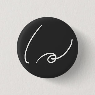 Badge Rond 2,50 Cm Sténographie Bienveillante