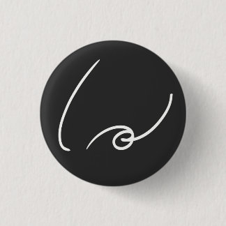 Badge Rond 2,50 Cm Sténographie Bienveillante