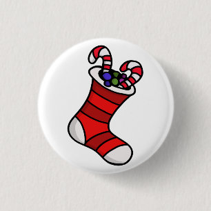 Badge Rond 2,50 Cm Stockage de Noël