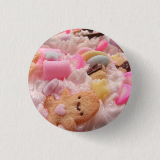Badge Rond 2,50 Cm Sucrerie Deco