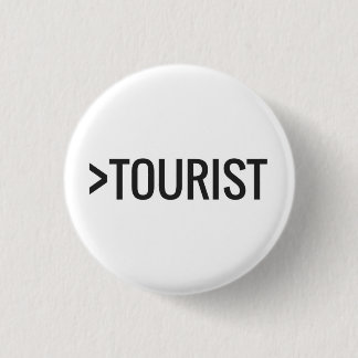 Badge Rond 2,50 Cm Supérieur à un bouton touristique