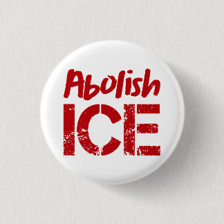 Badge Rond 2,50 Cm Supprimer la glace | Rouge sur blanc