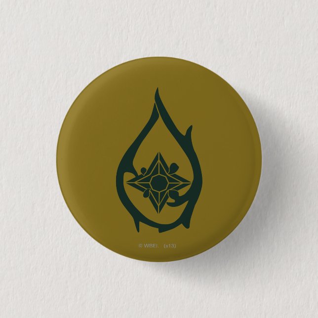 Badge Rond 2,50 Cm Symbole de chute TAURIEL™ (Devant)