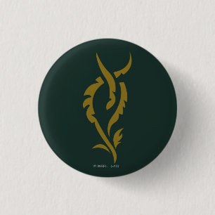 Badge Rond 2,50 Cm Symbole floral de TAURIEL™