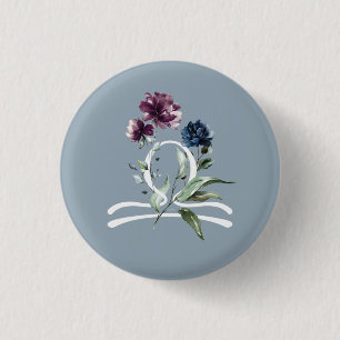 Badge Rond 2,50 Cm SYMBOLE Zodiaque Libra