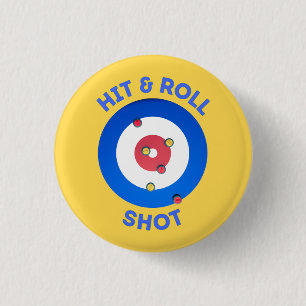 Badge Rond 2,50 Cm T-shirt à lancer et à lancer de curling