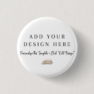 Badge Rond 2,50 Cm T-shirt Ajouter votre propre conception