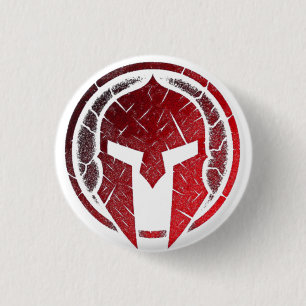 Badge Rond 2,50 Cm T-shirt Warrior Spirit
