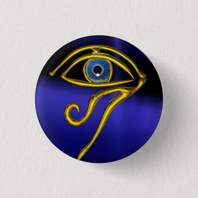 Badge Rond 2,50 Cm Talisman bleu (Devant)
