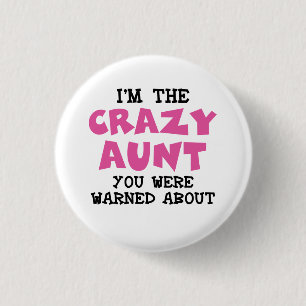 Badge Rond 2,50 Cm Tante folle