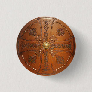 Badge Rond 2,50 Cm Targe croisé