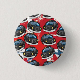 Badge Rond 2,50 Cm Taxi noir de Londres
