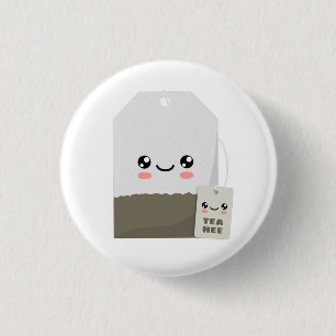 Badge Rond 2,50 Cm Tea Hee