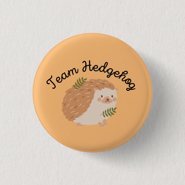 Badge Rond 2,50 Cm Team Hedgehog - Bouton Carterhaugh Book Club (Devant)