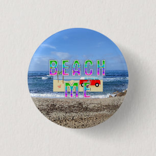 Badge Rond 2,50 Cm TEE Plage à Moi