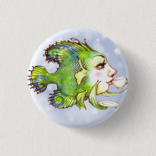 Badge Rond 2,50 Cm Temps de thé