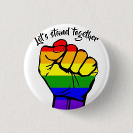 Badge Rond 2,50 Cm Tenons-nous ensemble diminuent