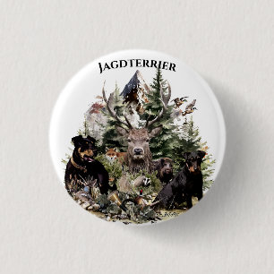 Badge Rond 2,50 Cm Terriers allemands de chasse