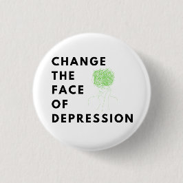 Badge Rond 2,50 Cm Tête de script_ChangetheFacebookDépression