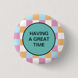 Badge Rond 2,50 Cm Texte personnalisé amusant