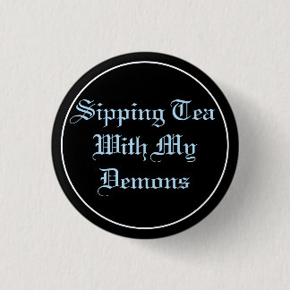 Badge Rond 2,50 Cm Thé & Démons Pastel Gothique