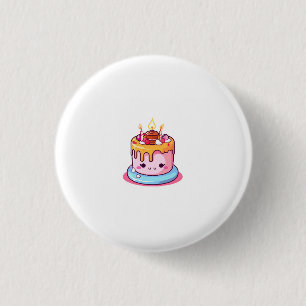 Badge Rond 2,50 Cm Thème de gâteau, conception de gâteau, gâteau mign