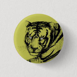 BADGE ROND 2,50 CM TIGER