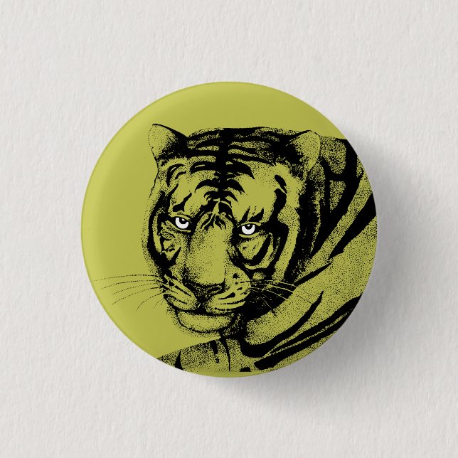 BADGE ROND 2,50 CM TIGER (Devant)