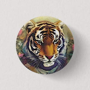 Badge Rond 2,50 Cm Tigre