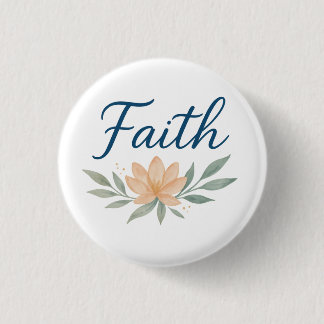 Badge Rond 2,50 Cm Title: Hold Faith Close — Light Always Returns