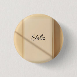 Badge Rond 2,50 Cm Tola Modern Name Button – Personalized Wall Print
