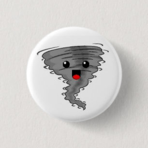 Badge Rond 2,50 Cm Tornade heureuse