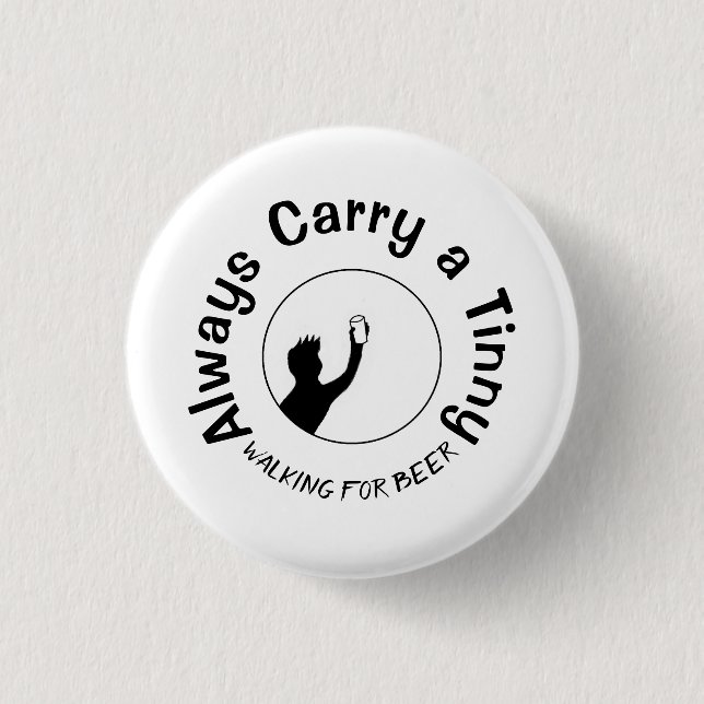 Badge Rond 2,50 Cm Toujours porter un minuscule (Devant)