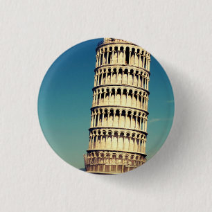 Badge Rond 2,50 Cm Tour de Pise