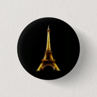 Badge Rond 2,50 Cm Tour Eiffel à Paris France
