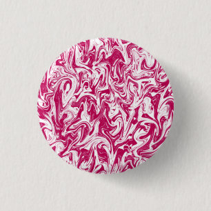 Badge Rond 2,50 Cm Tourbillon rose et blanc