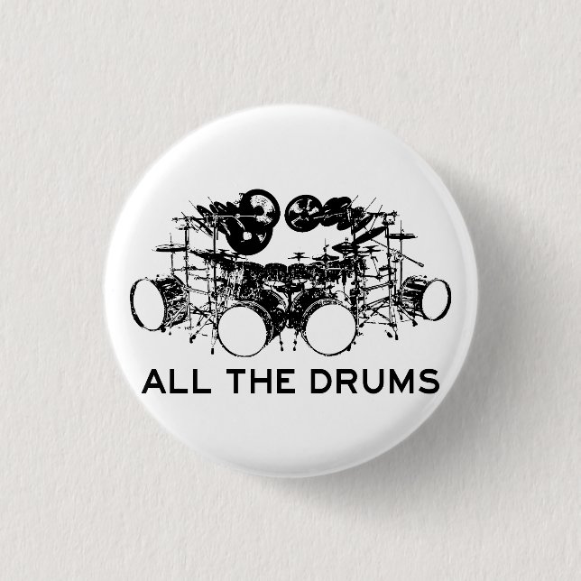 Badge Rond 2,50 Cm Tous les tambours (Devant)