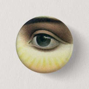 Badge Rond 2,50 Cm Tout l'oeil voyant