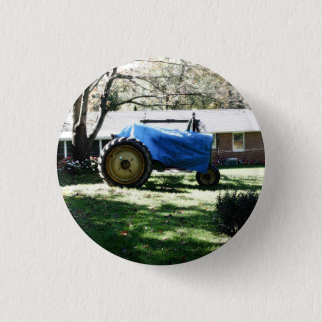 Badge Rond 2,50 Cm Tracteur (Devant)