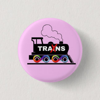 Badge Rond 2,50 Cm Train Trans