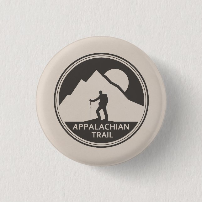 Badge Rond 2,50 Cm Traînée appalachienne (Devant)