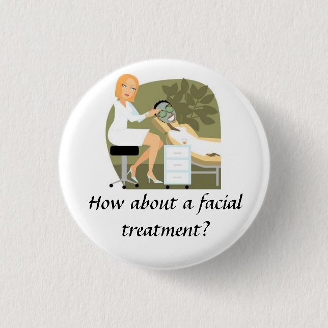 Badge Rond 2,50 Cm Traitement facial (Devant)
