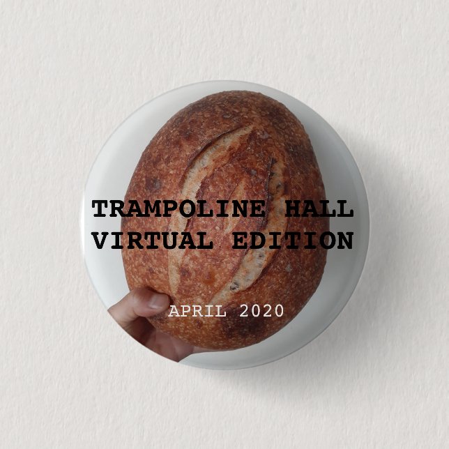 BADGE ROND 2,50 CM TRAMPOLINE HALL ÉDITION VIRTUELLE (Devant)