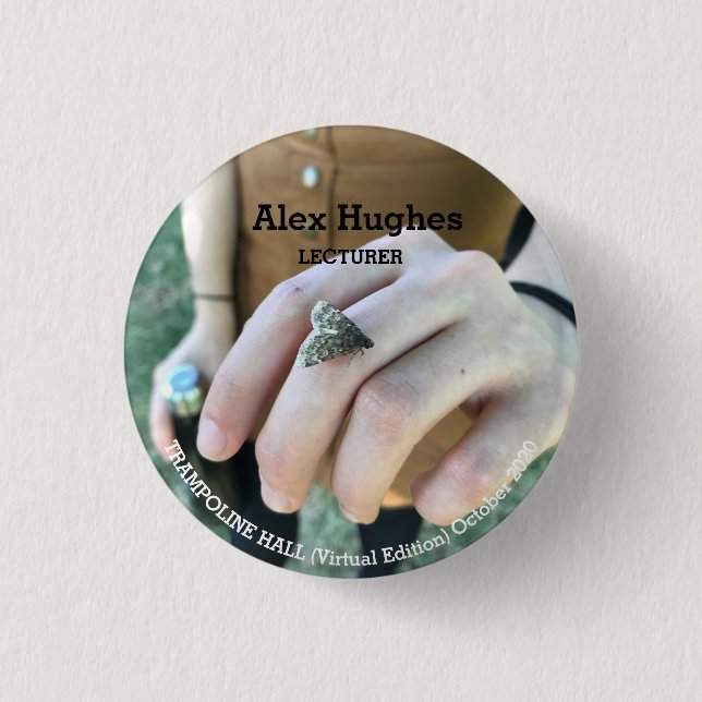 Badge Rond 2,50 Cm TRAMPOLINE HALL (édition virtuelle) - Octobre 2020 (Devant)