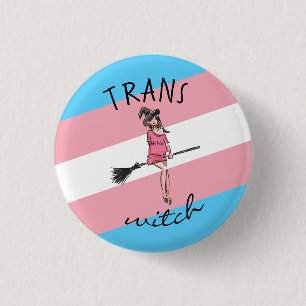 BADGE ROND 2,50 CM TRANS WITCH 