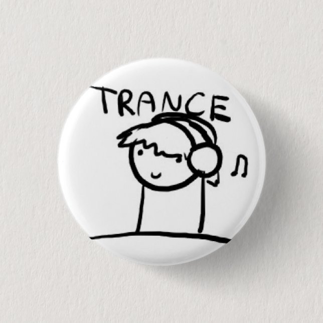 Badge Rond 2,50 Cm Transe (Devant)