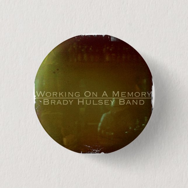 Badge Rond 2,50 Cm Travailler à une touche mémoire (Devant)