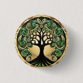 Badge Rond 2,50 Cm Tree of Life