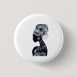 Badge Rond 2,50 Cm Tribal Women